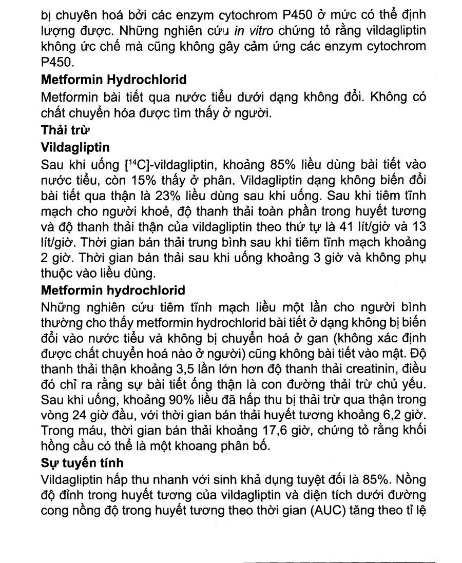 Galvus Met 50mg/850mg trị đái tháo đường tuýp 2 (6 vỉ x 10 viên) - 10